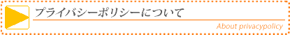 プライバシーポリシーについて